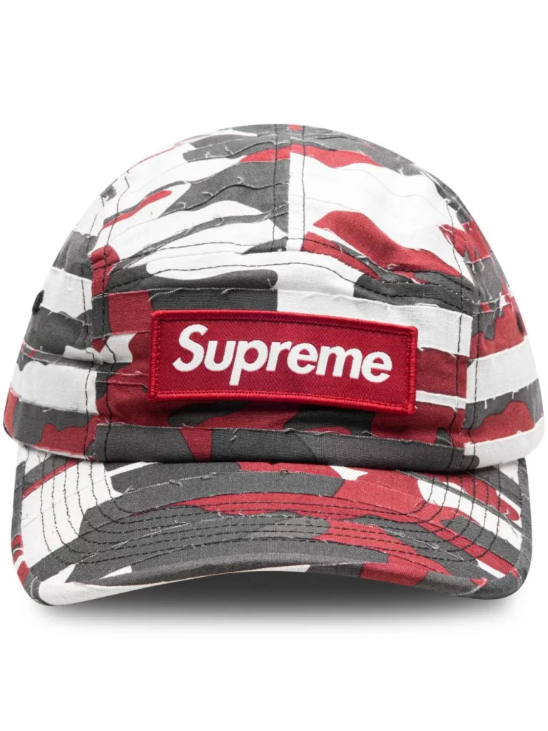 Supreme layered camouflage-pattern camp cap插图